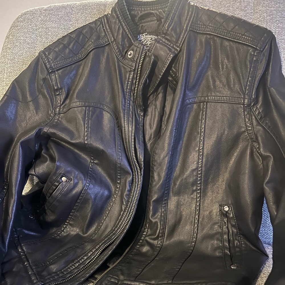 Youth 10-12 pleather jacket